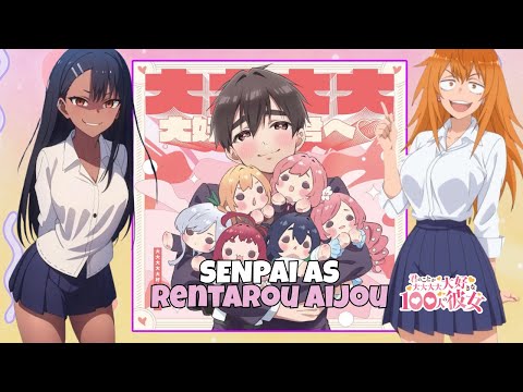 Ijiranaide Nagatoro San React To SENPAI As RENTAROU AIJOU 100 Kanojo Gacha React 