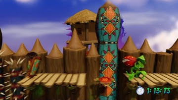 Crash Bandicoot PS4 Native Fortress platinum time