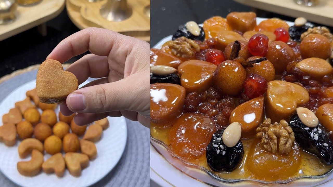 طاجين لحلو👌عسيلتو ثقيلة🍯 اصغر كيلة شباح صفرة😍وكرات جوز الهند 🥥وقت ومقادير مضبوطة😮قنبلة وصفات رمضان🌙