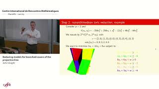 John Voight: Reducing models for branched covers of the projective line