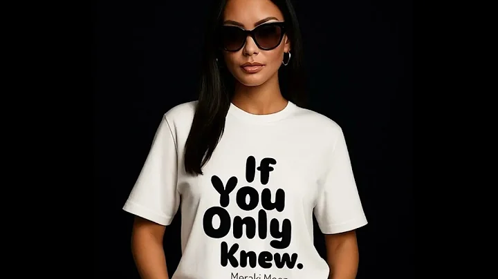 If You Only Knew // Meraki Moon // English Song