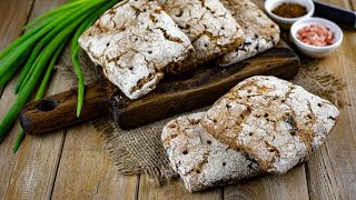 🍞 Ржаные горбушки на закваске с сухофруктами — видео рецепт