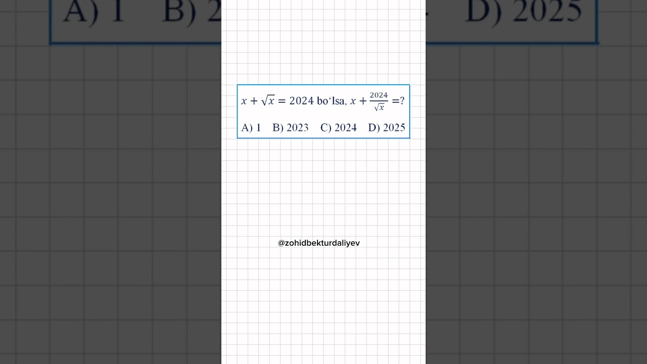 5 soniyada hisoblang. Yana chiqaraymi?