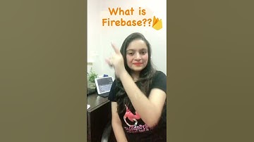 Introduction to Firebase DB #shorts #youtube #firebase #formyscholars #deepaliagarwal