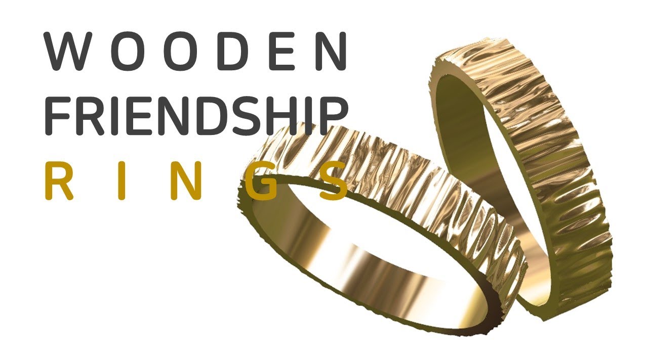 [모델링요청] 나무테 반지 우정링으로 끼면 좋겠져?