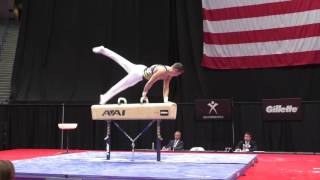Kevin Wolting - Pommel Horse - 2016 P&G Championships - Sr. Men Day 1