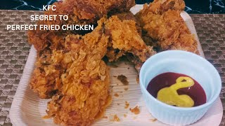 Secret crispy Fried Chicken Recipe/How to make KFC at Home in Urdu Hindi