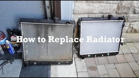 How to Replace Radiator in Chevrolet Colorado, GMC Canyon and Hummer H3