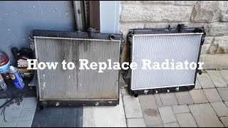 How to Change Radiator in Chevrolet Colorado, GMC Canyon and Hummer H3