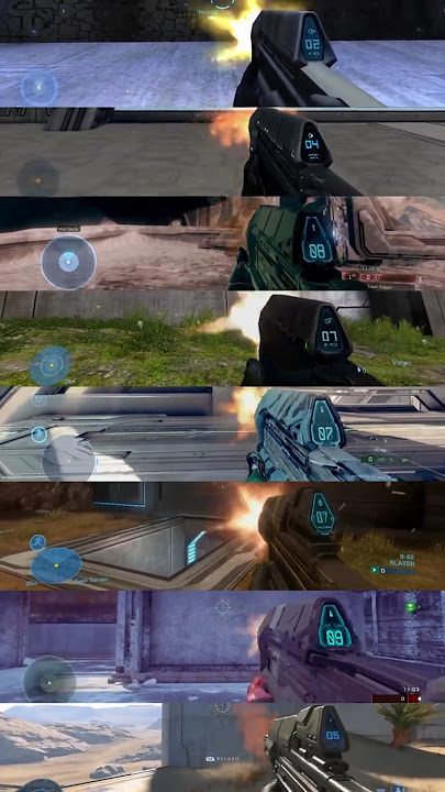 Halo Assault Rifles Compared #halo