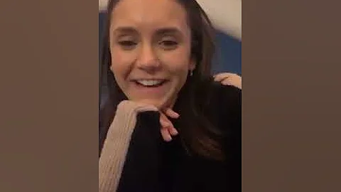 Nina Dobrev LIVE on instagram