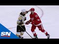 NHL Fights Of The Week: Marchand Battles Hronek In Detroit