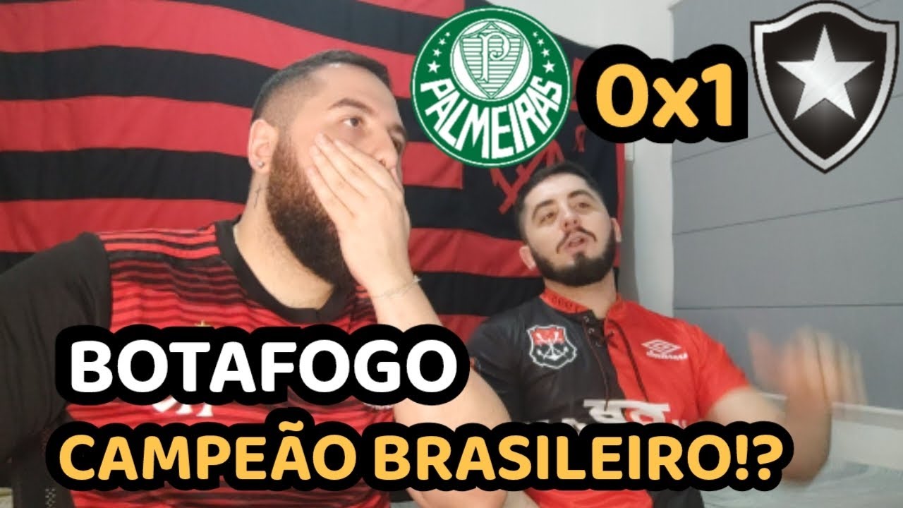 REACT MELHORES MOMENTOS PALMEIRAS 0X1 BOTAFOGO - BOTAFOGO FAZ VITÓRIA ...