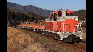 2024/2/17運転 DE10-1514牽引ホキチキ試運転3