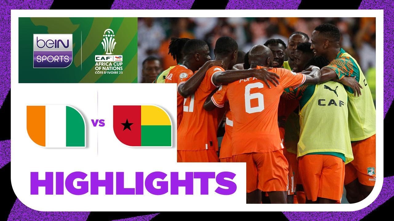 Pantai Gading 2-0 Guinea-Bissau | 2023 AFCON Match Highlights - YouTube