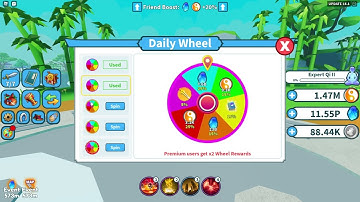 Spinning the wheel! 2 hours of AFK the Lord | Weapon Fighting Simulator