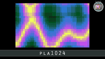 pla1024 by Dely, 2017 | Atari 8 bit Intro