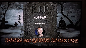 DOOM (PART 3) FIRST QUICK-LOOK A PS4 GAME ON PS5 4K EXPLORATION PLAYTHROUGH 