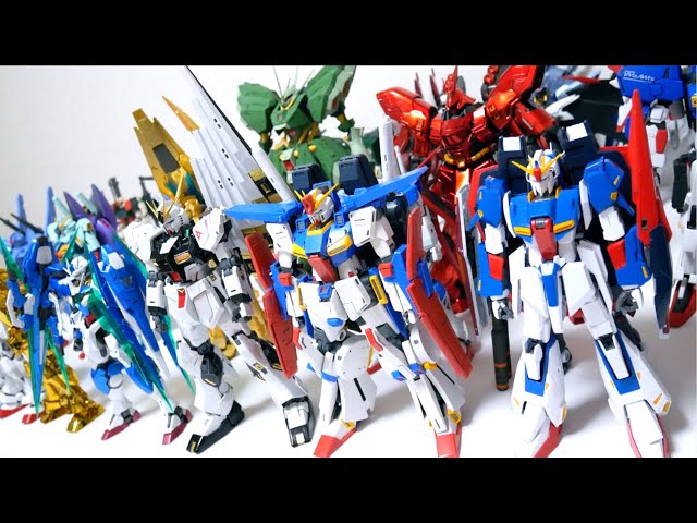 My GUNPLA MG 1/100 Scale collection ! wotafa's GUNDAM kit