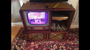 1952 TV Console w Raspberry Pi Channel Changer