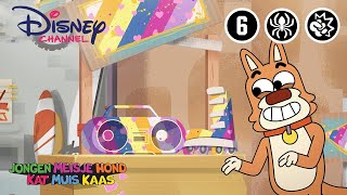 Jongen Meisje Hond Kat Muis Kaas | Heel Veel Reparaties | Disney Channel BE