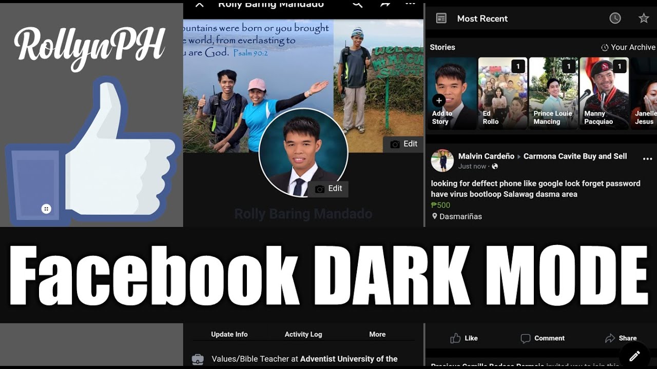 DARK MODE for Facebook, Instagram & Twitter Apps -NO ROOT