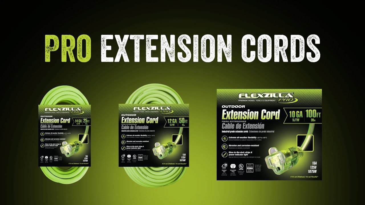 Flexzilla® Pro Extension Cords 