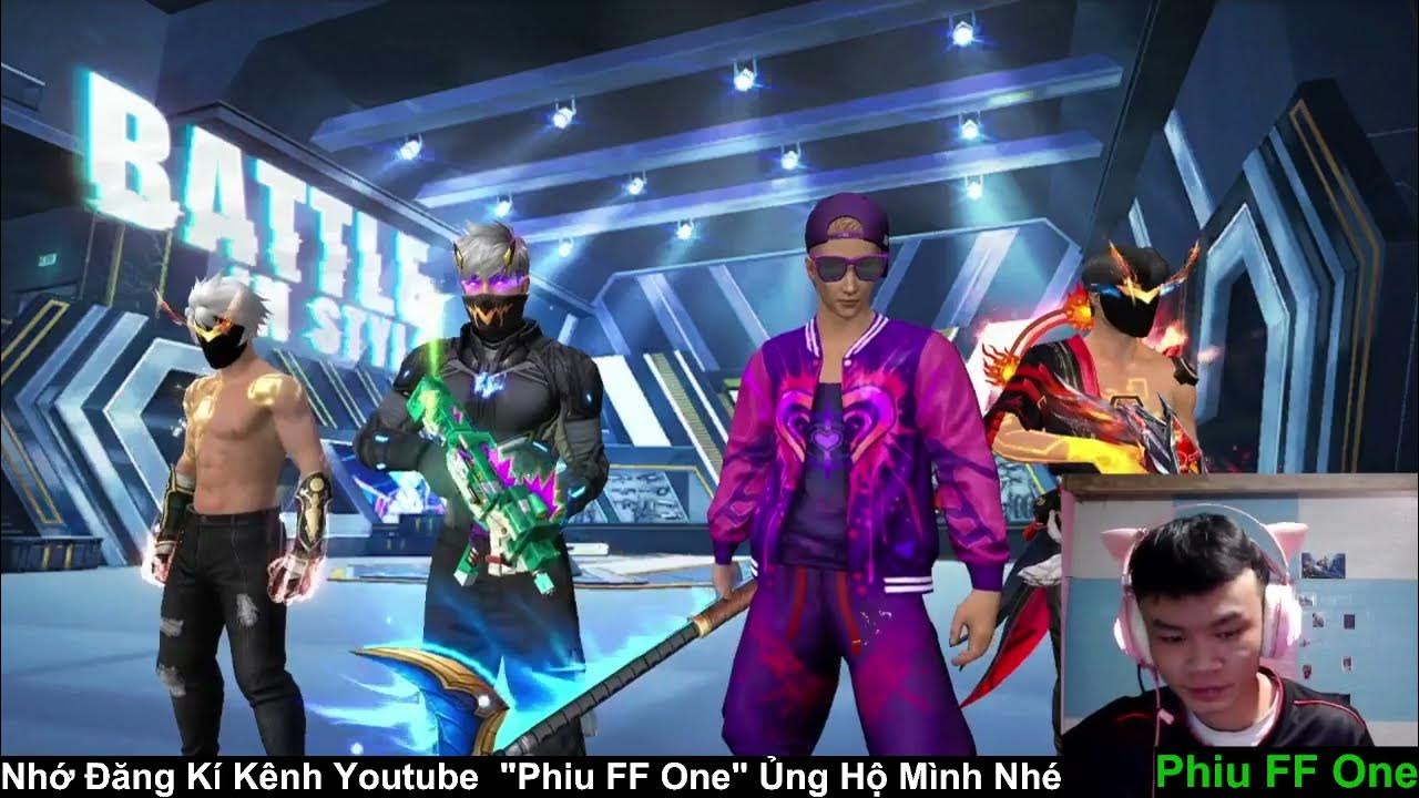 Leo rank lên top sever giao lưu vui vẻ cùng Phiu FF one YouTube