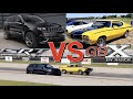 1970 Buick GSX vs 2015 Jeep Grand Cherokee SRT - PURE STOCK DRAG RACE (factory stock)