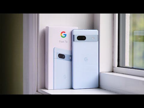 Распаковка Google Pixel 7a цвета «Морской синий» + Что нового? 🤔