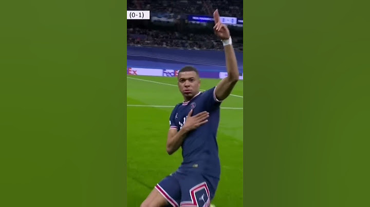 Mbappe Gol Sevinci