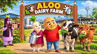 🥔 Aloo Bana Dairy Farm Ka Malik 🐄 | Baingan Seth Dekh Kar Ho Gaya Hairaan 😱 | #vegetablestory Guide
