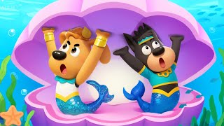 aquarium adventure watercity mystery safety check sheriff labrador kids cartoon babybus