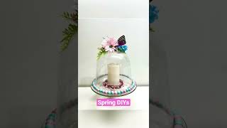 Spring DIYs on my channel 😁 #diy  #springdiy #laceesspace#dollartreediy