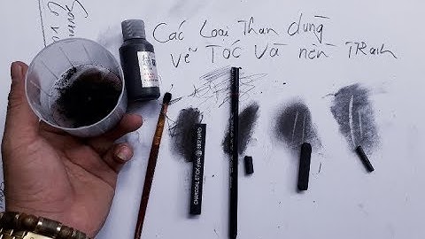 ✅ Các loại than dùng tả Tóc và Da , tốc độ vẽ nhanh, tranh phiêu . HT Art