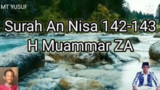 Surah An Nisa 142-143 H Muammar ZA