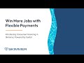 Win More Jobs with Flexible Payments Introducing Consumer Financing in Skimmer, Powered by Sunbit