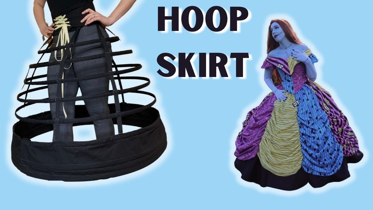 How to make a Hoop Skirt for a ball gown || How to make a Cage Crinoline -  YouTube