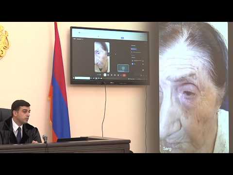 104-ամյա ծանր լսող պատերազմի վետերանը հարցաքննվում է Գոհար Ղումաշյանի գործով