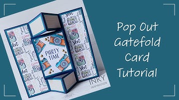 Pop Out Gatefold Tutorial  *No dies needed* #cardmaking #cardmakingtutorial #gatefoldcard