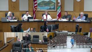 LakeCounty Planning Commission Meeting   Thursday August 13th, 2026   Meeting begins at 900 am pt2
