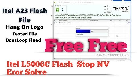 TEL A23 Pro L5006C jio Auto ON/OFF Problem Fixed II L5006C Hang On Logo flashing Error Fixed ✓ 2022