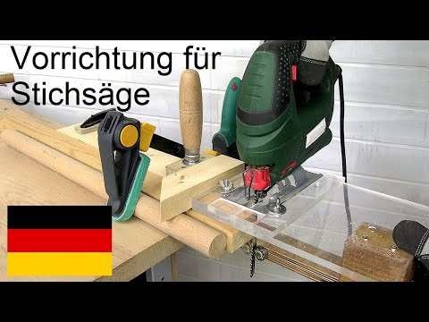 Die ultimative Vorrichtung zum Zuschneiden von Holzstäben mit der Stichsäge