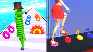 Long Neck Run VS ASMR Tippy Toe - All Levels Gameplay Android,ios (Part 10)