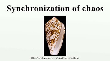 Synchronization of chaos