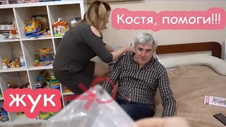 VLOG Боится жуков. Угадайте что рисуем.