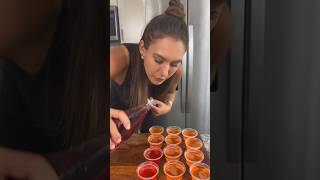 🌅Tequila Sunrise Jello Shots! #jelloshots #jello #jelloshotrecipe #jelloshot #bartender