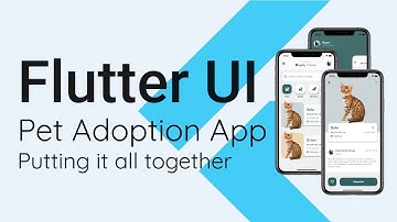 Flutter UI: Pet Adoption Animated Menu/Transitions