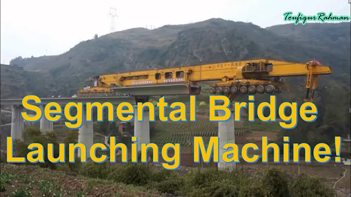 Unbelievable Bridge Girder Erection Monster Machine!