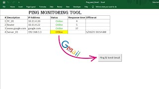How to send Ping results to your Gmail